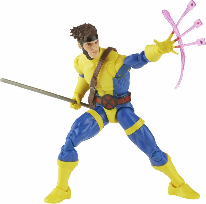 Actual product image Hasbro X-Men 60th Anniversary Marvel Legends pack 3 figurines Gambit, Marvel's Banshee, Psylocke 15 cm