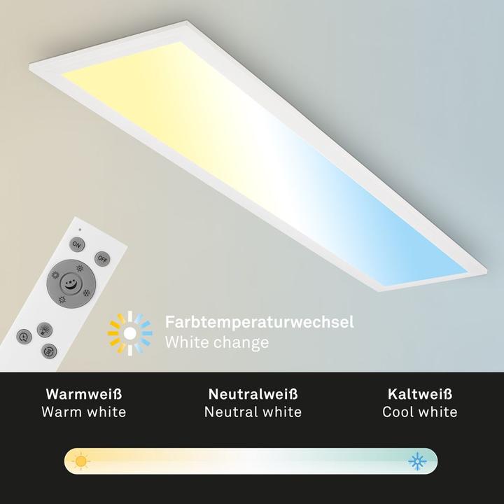Immagine prodotto Briloner Pannello LED CCT, bianco, 1xLED/24,5W (2600 lm)