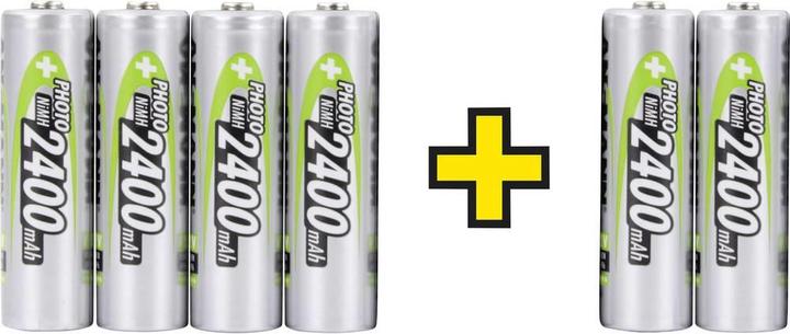 Actual product image Ansmann Mignon (AA) battery NiMH 4 + 2 gr (6 pcs., AA, 2400 mAh)