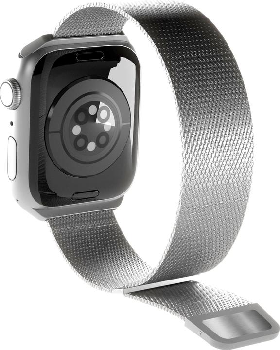 Actual product image Puro Milanese Mesh Strap For Apple Watch 42-44-45-49mm (42 mm, 44 mm, 45 mm, 49 mm, Stainless steel, Apple Watch Series 1, Apple Watch Series 2, Apple Watch Series 3, Apple Watch Series 4, Apple Watch Series 5, Apple Watch Ultra, Apple Watch Ultra 2, Apple Watch Series 6, Apple Watch Series 7, Apple Watch Series 8, Apple Watch Series 9, Apple Watch SE)