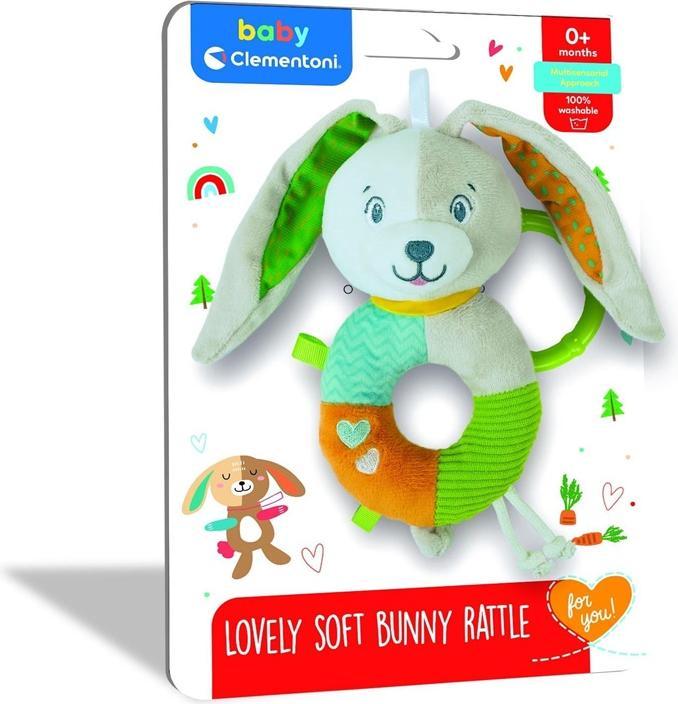 Produktbild Clementoni Baby - Plüsch Rassel Hase