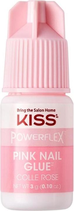 Produktbild KISS PowerFlex Nail Glue Pink (Kunstnägel, Rosa)