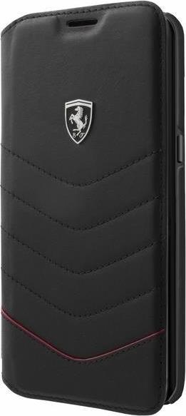 Actual product image Ferrari book FEHQUFLBKS8LBK S8 Plus G955 czarny/black Heritage (Samsung Galaxy S8+)