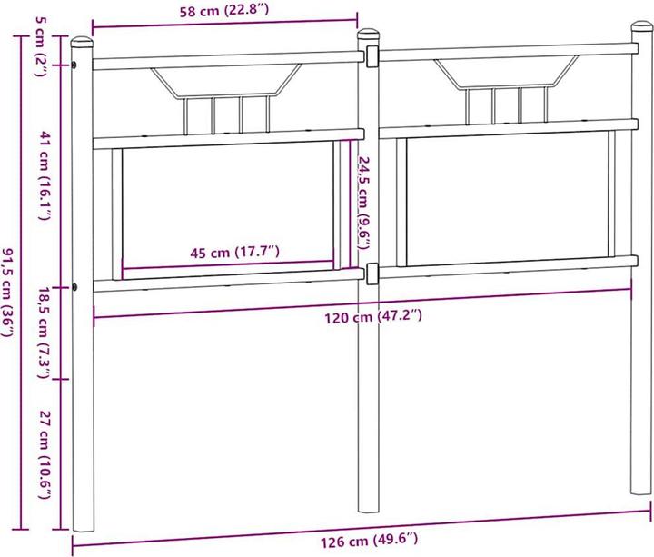 Produktbild VidaXL Gorgonia (126 x 3 x 91.5 cm)