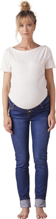 Actual product image Envie de Fraise Skinny-Umstandsjeans, Seamless-Bund WATERLESS, Bundweite verstellbar (32)