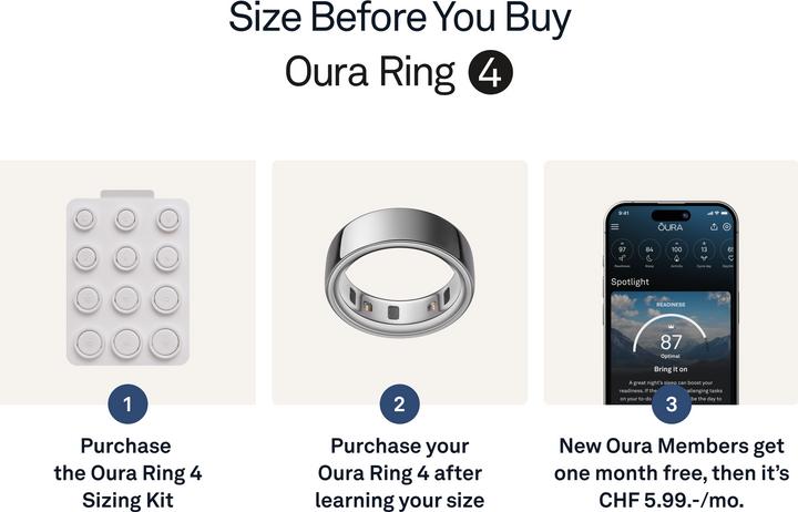 Produktbild Oura Ring 4 (10, Silber)
