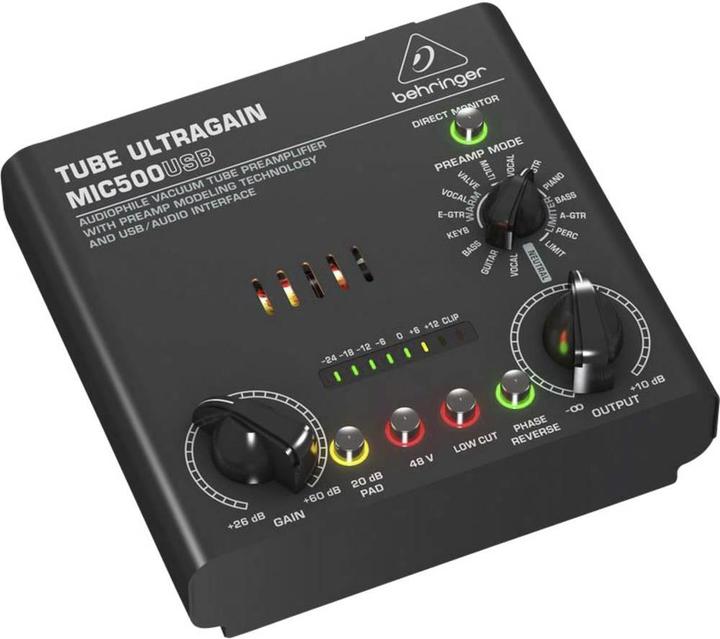 Productafbeelding Behringer Microfoon voorversterker buis Ul (Voorversterkers)