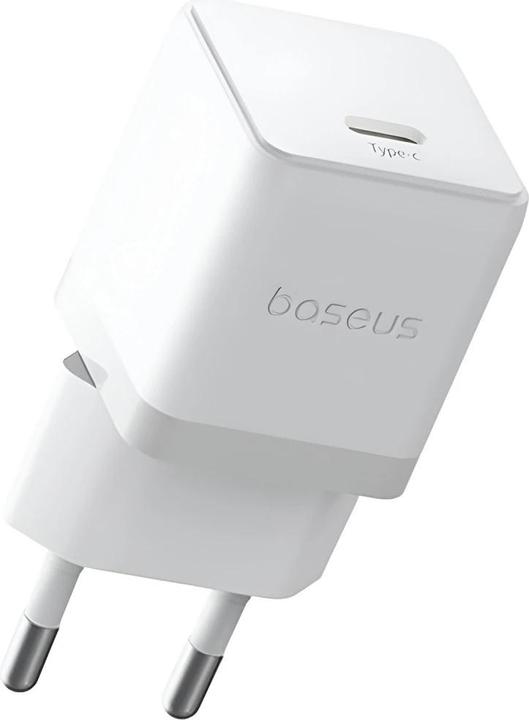 Produktbild Baseus - Wall Charger Palm (P10111602213-00) - Fast Charger, Type-C, PD 20W, 5V/3A - Moon White (20 W)