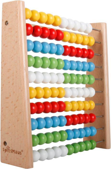Image du produit Spielmaus Règle à calcul en bois 19x5x19 cm