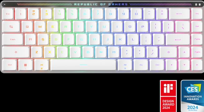 Produktbild ASUS ROG Falchion RX Low Profile (DE, Kabellos, Kabelgebunden)