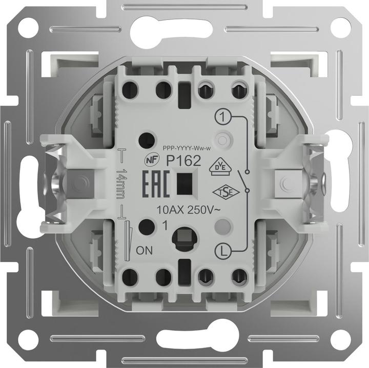 Actual product image APC Schneider Electric On/Off switch Asfora White (RAL 9003) EPH0170121D