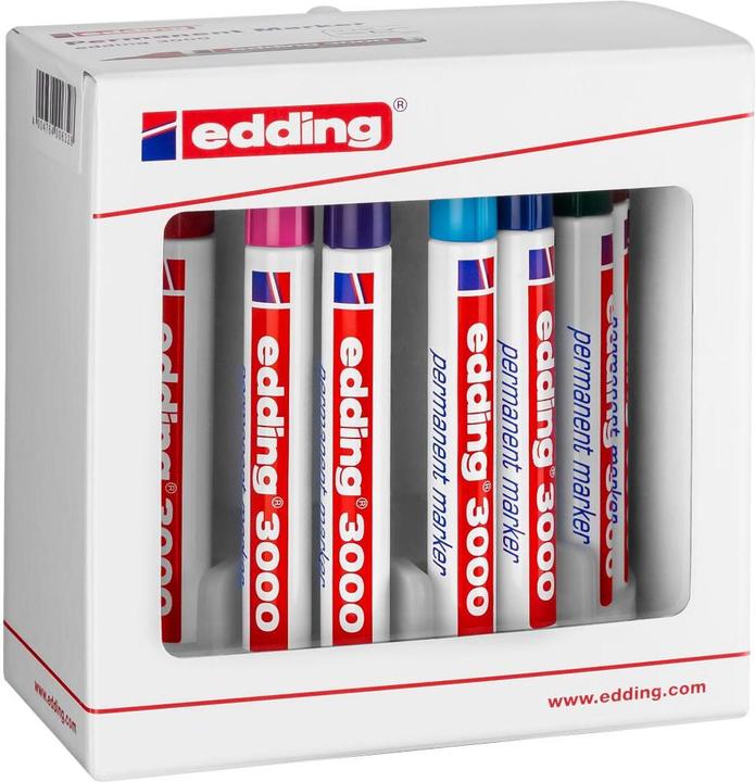 Edding 3000 (Multicolore, 3 mm, 10 x)