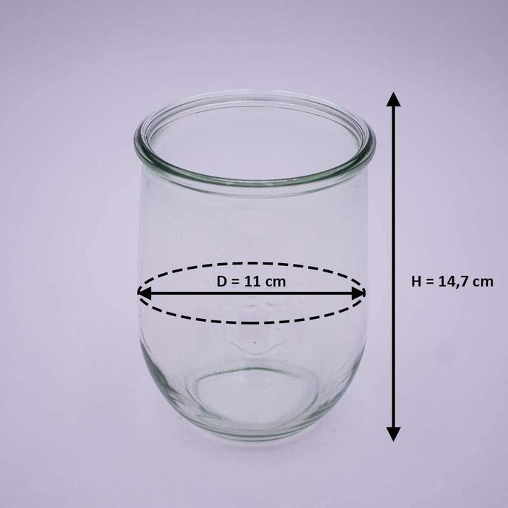 Image du produit Flaschenbauer.de Lot de 12 pots de 1L, bocaux à conserves (12 pcs, 1 l)