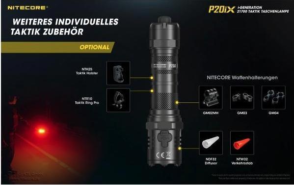 Productafbeelding Nitecore P20iX (14 cm, 4000 lm)