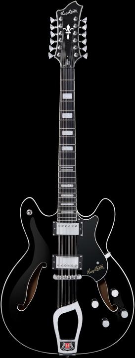 Immagine prodotto Hagstrom Chitarra elettrica, Viking DLX, nero lucido, 12 corde (Chitarra elettrica)