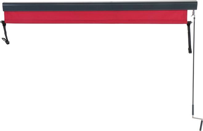 Produktbild Swisshandel24 Vertikalmarkise, Senkrechtmarkise Sichtschutz Aussenrollo Rollo, UV-Schutz 50 Stoff - 250x180cm, bor (1.80 m)