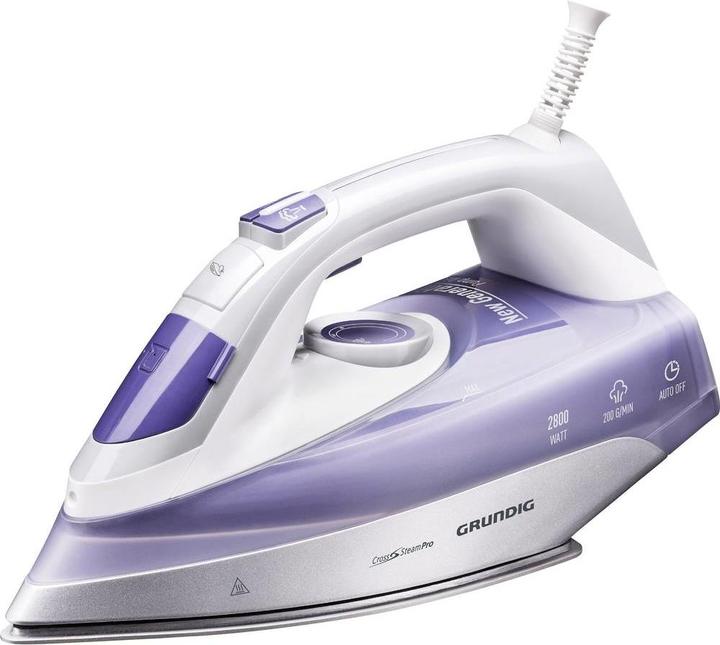 Grundig Dampfbügeleisen SX 8570 Weiss (2800 W, 200 g/min)