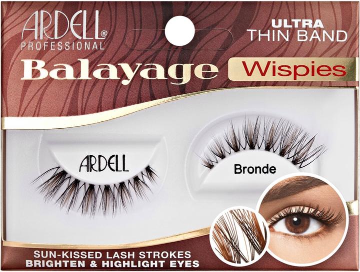 Actual product image Ardell False Lashes - Balayage Wispies Bronde (Artificial eyelashes)