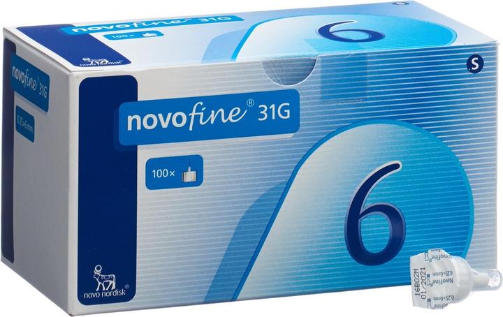 Image du produit Novofine Aiguilles à injection 6mm 31G (100 pcs) (Aiguilles de stylo + aiguilles jetables)