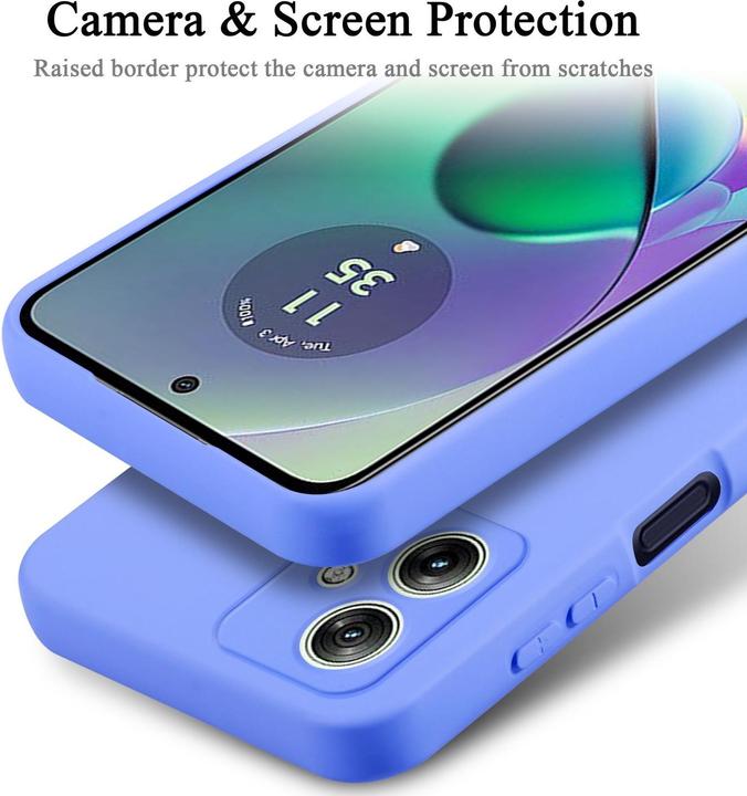 Actual product image Cadorabo Case for Motorola Moto G54 TPU in liquid protection silicone design (Motorola Moto G54)