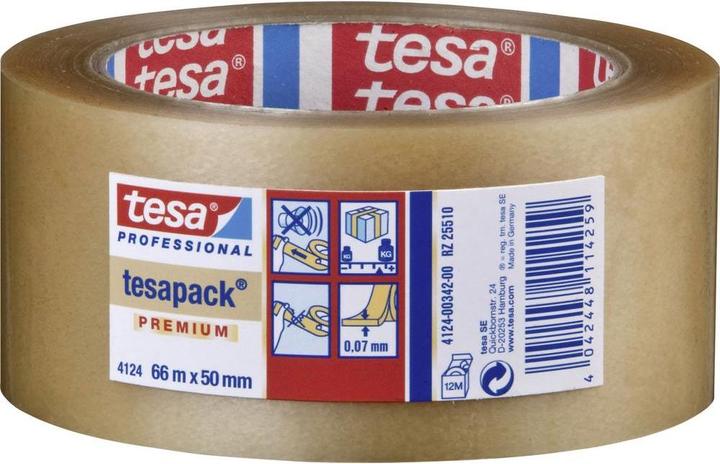Produktbild tesa tesapack PVC/NR 66m:50mm transp. (50 mm)