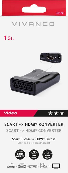 Immagine prodotto Vivanco AV Scart - HDMI (Scart)