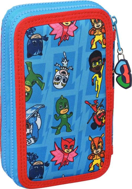 Image du produit PJ Masks Sac à ressort double Bleu 12.5 x 19.5 x 4 cm (28 pièces)