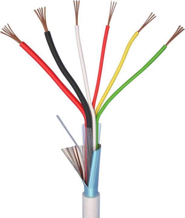 Image du produit Elan Câble d'alarme LiYY 4 x 0.22 mm² + (10 m)