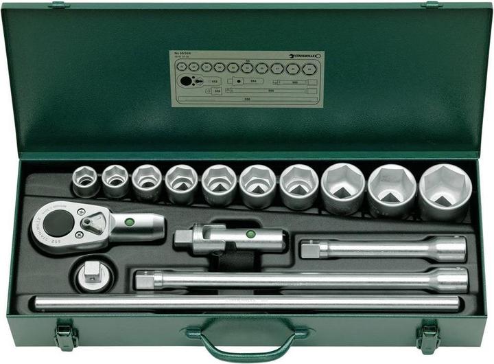 Stahlwille Steckschlüsselsatz metrisch 3/4 (20 mm) (50 mm, 36 mm, 27 mm, 41 mm, 25 mm, 45 mm, 46 mm, 37 mm, 33 mm, 29 mm, 47 mm, 34 mm, 30 mm, 23 mm, 43 mm, 26 mm, 22 mm, 40 mm, 28 mm, 42 mm, 48 mm, 38 mm, 39 mm, 32 mm, 44 mm, 35 mm, 24 mm, 31 mm, 49 mm)