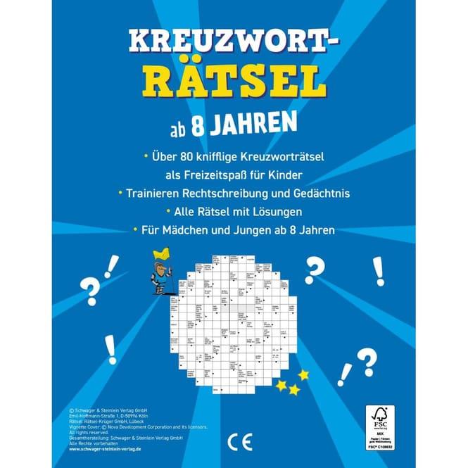 Produktbild Kreuzworträtsel ab 8 Jahren (Deutsch, Schwager & Steinlein Verlag, 2023)