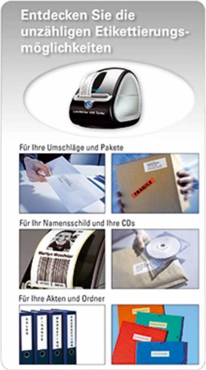 Actual product image Dymo Adhesive labels 99014