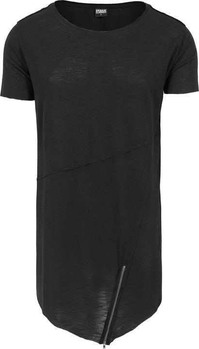 Urban Classics Long Open Edge Front Zip Tee