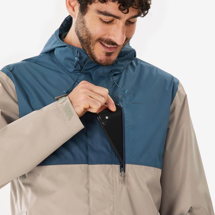 Image du produit Quechua Veste imperméable de randonnée - nh500 imper - homme (3XL)