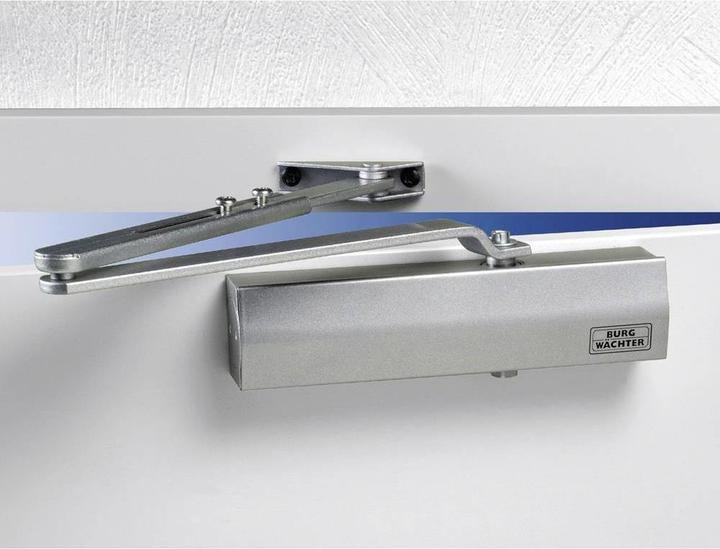 Actual product image Burg Wächter Door closer silver 17520 (Room door, Entrance door, Wooden door, French window)