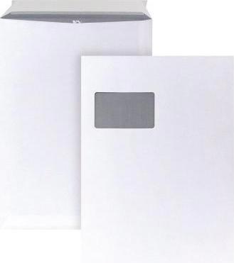 Actual product image Bong Mailing bag DIN C4 with window 120g/m² with adhesive paper white 10 pcs./pack. (10 x)