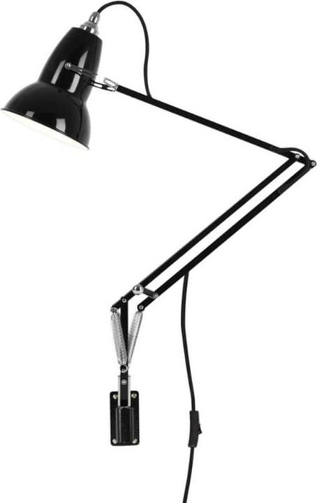 Actual product image Anglepoise Original 1227 wall light with Jet Black fitting (E27)