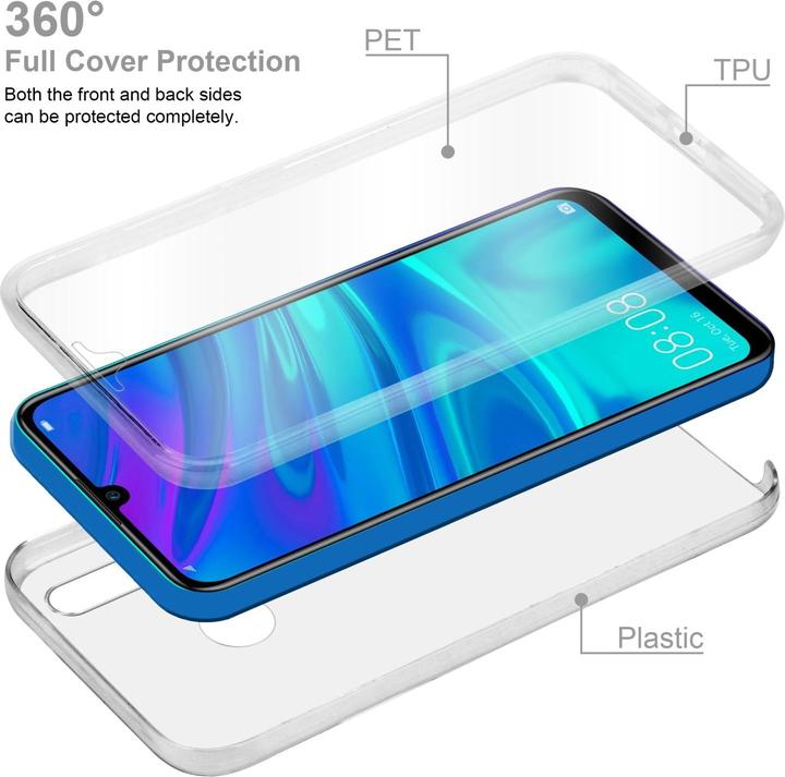 Actual product image Cadorabo TPU Hull 360 Degree Case (Huawei P Smart (2019), Honor 10 Lite)