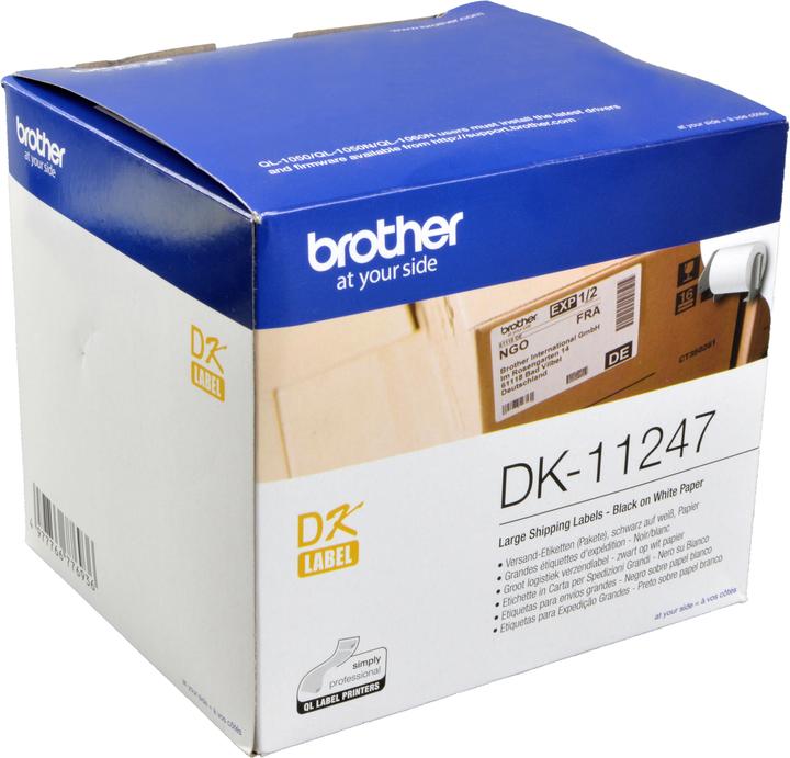 Actual product image Brother Labels DK