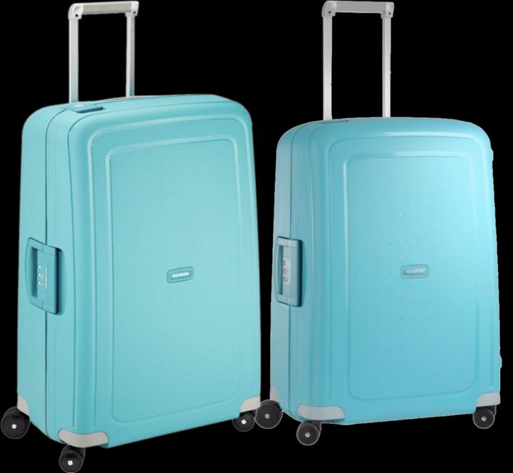Produktbild Samsonite S'cure Spinner 69+75 cm Aqua Blue Kofferset (102 l)