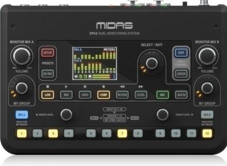 Actual product image Midas DP48 monitor-mixer en recorder