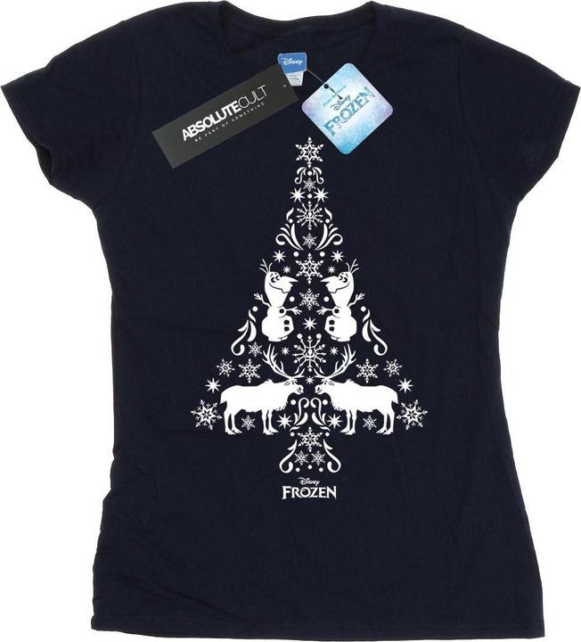 Immagine prodotto Disney Frozen Christmas Tree Maglietta Donna (XL)