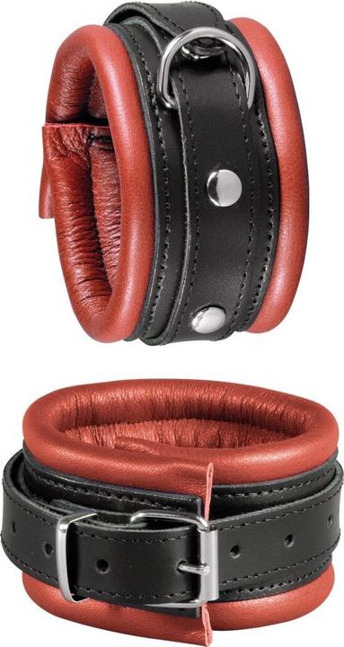 Produktbild XXdreamSToys XX-DREAMSTOYS Leder-Fussfessel rot/schw.