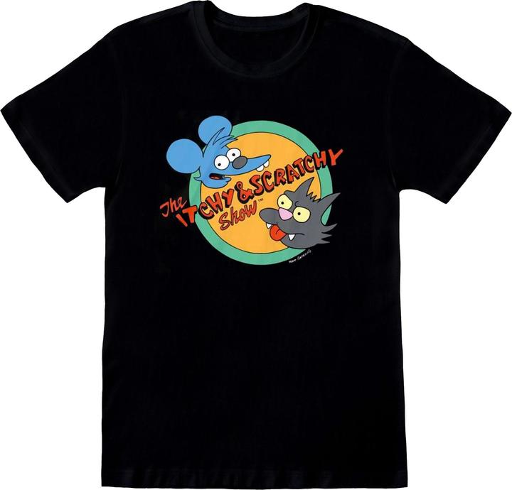 Image du produit The Simpsons Itchy And Scratchy Show Maglietta Adulto Unisex (M)