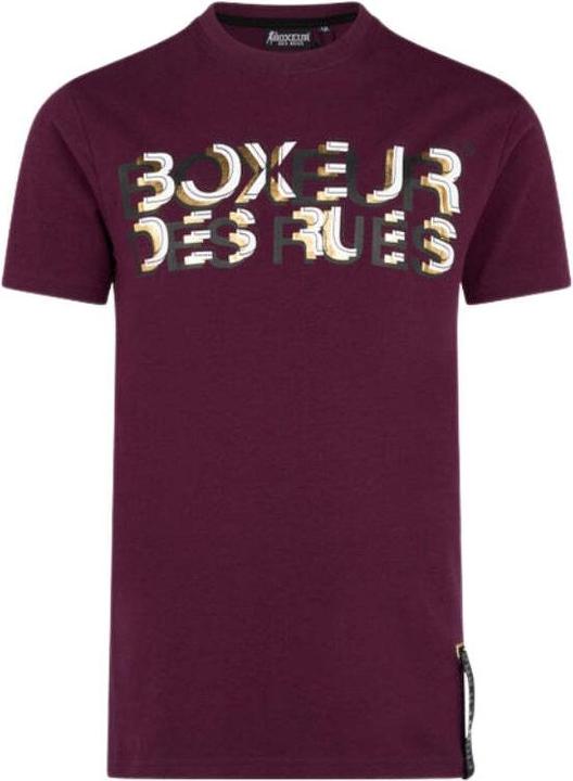 Boxeur des Rues T-Shirt Round Neck Printed T-Shirt