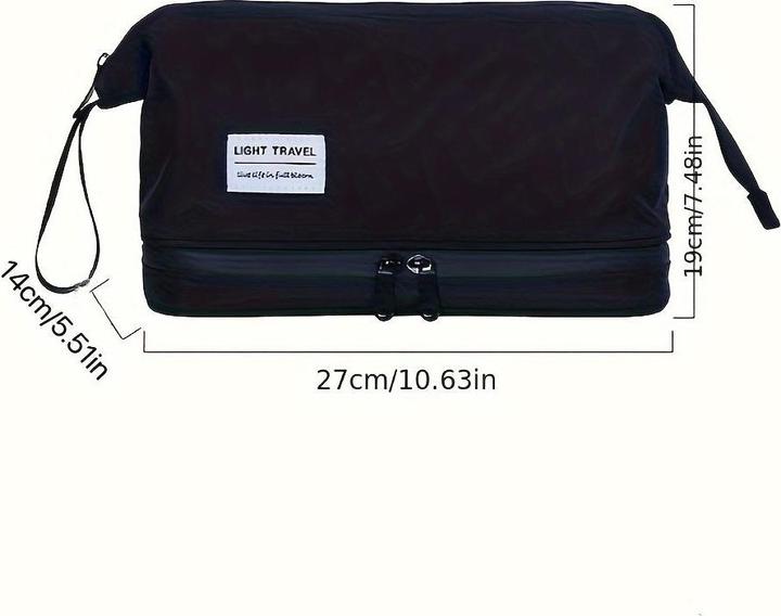 Image du produit Only-Bags.Store Trousse de toilette de voyage de grande capacité avec plusieurs compartiments, pour les voyages