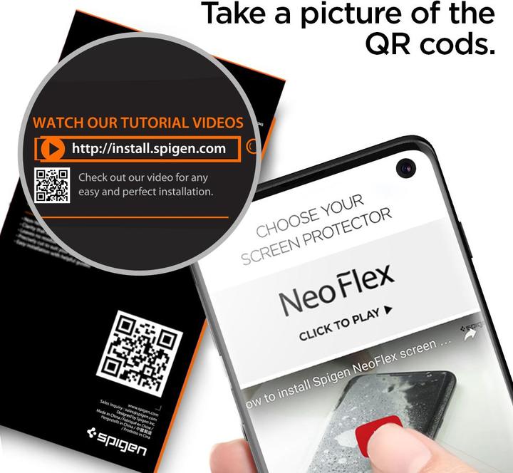 Produktbild Spigen Neo Flex HD (1 Stück, Samsung Galaxy S10)