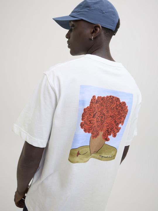 Actual product image Jack & Jones Rückenprint Rundhalsausschnitt T-shirt T-shirt (M)
