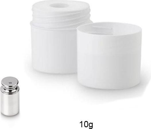 Image du produit Swissdetector Poids d'étalonnage - M1- 10g - Acier inoxydable Chromé