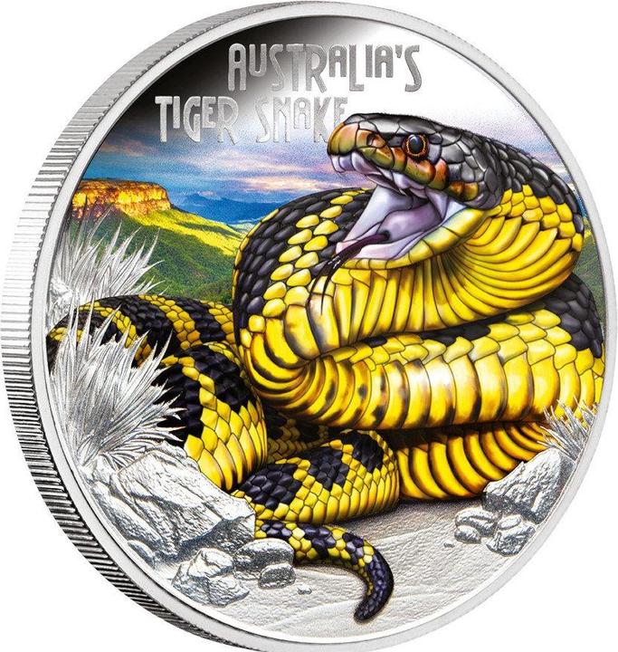 Immagine prodotto The Perth Mint Silber Deadly & Dangerous 1 oz PP - Tigerotter 2025 (999.90, 2025)