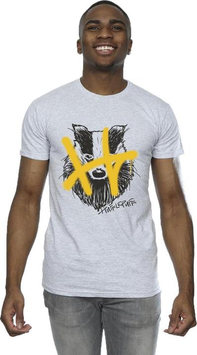 Immagine prodotto Hufflepuff Pop Spray Maglietta Uomo (3XL)
